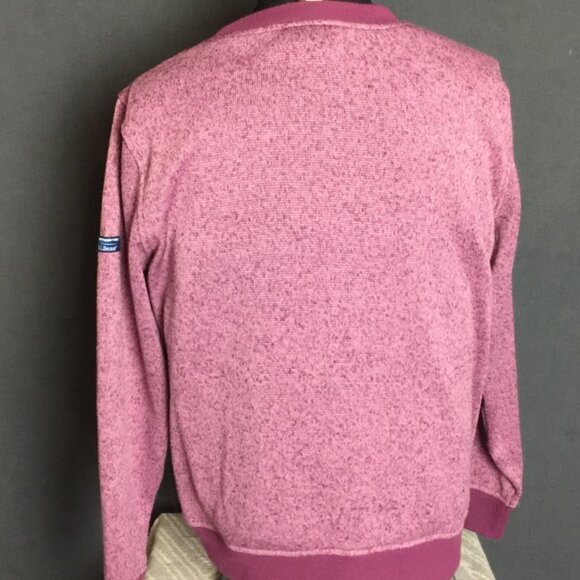 L.L.Bean Lightweight Soft Crewneck Sweater Fleece Top Purple Women’s size Med - Picture 2 of 9